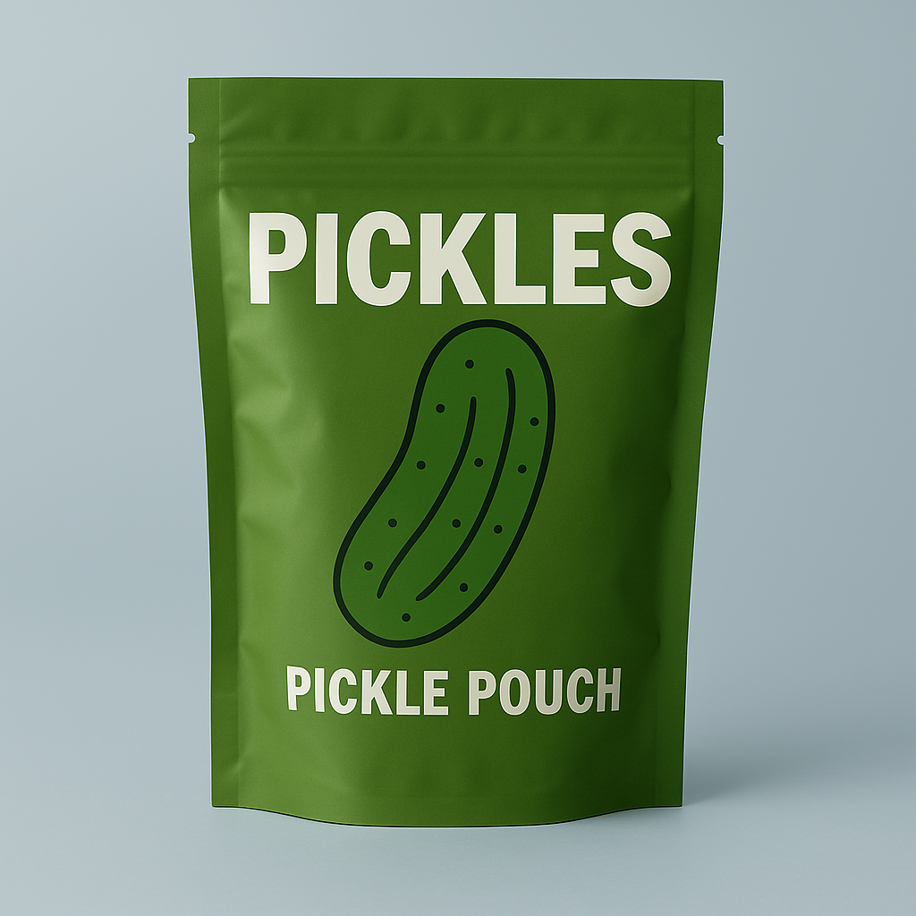 Pickle in bag/cup